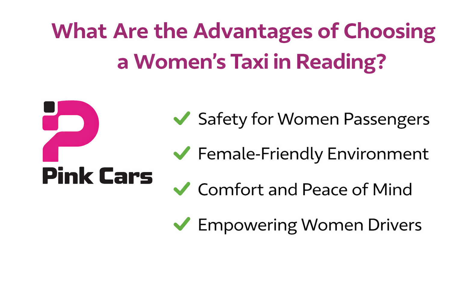 What Are the Advantages of Choosing a Women’s Taxi in Reading?