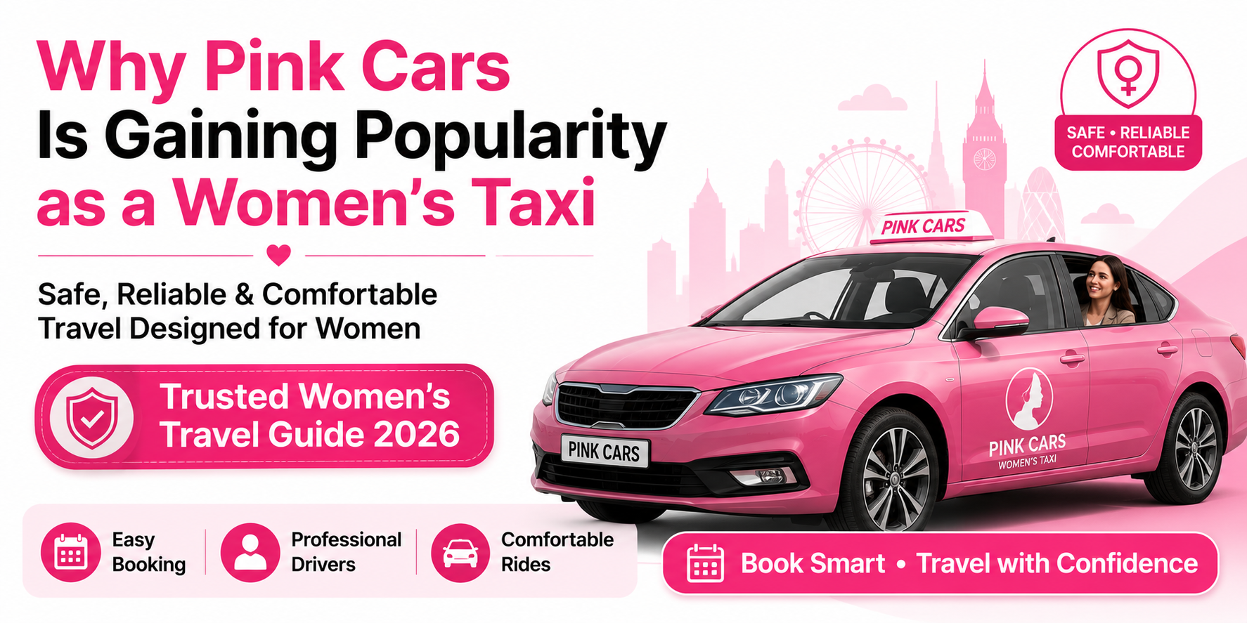 Why Pink Cars Is Gaining Popularity as a Women’s Taxi